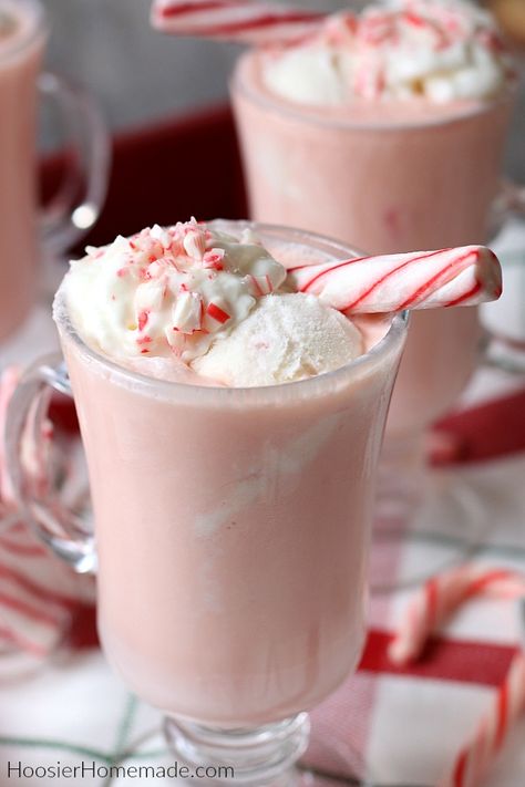 Peppermint Punch | This EASY 3 ingredient Christmas Punch can be made WITH or WITHOUT Alcohol! #peppermintpunch #punchrecipe #christmaspunch #christmasrecipe #christmasdrink Peppermint Punch, Eggnog Punch, Christmas Morning Punch, Brunch Punch, Peppermint Vodka, Peppermint Ice Cream, Christmas Morning Breakfast, Christmas Punch, Eggnog Recipe