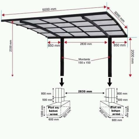 Cantilever Car Parking Bamboo Roofing, Business Humor, Cantilever Carport, Carport Aluminium, Car Porch Design, Casa Garage, Roofing Business, Roofing Design, Roofing Tiles