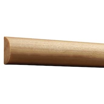 RELIABILT 3/8-in x 11/16-in x 8-ft Unfinished Pine Half Round Moulding in the Shoe & Round Moulding department at Lowes.com Half Round Moulding, Round Moulding, Flooring Projects, Blue Forest, Living Room Office, Carpentry, Forest, Flooring, Living Room