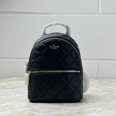 Kate Spade WKRU7075 natalia mini convertible backpack in black Size: one size.  Gender: female.  Age Group: adult. Minnie Mouse Backpack, Mesh Backpack, Mini Convertible, College Backpack, Black Leather Backpack, Shoulder Backpack, Convertible Backpack, Kids Backpacks, Laptop Backpack