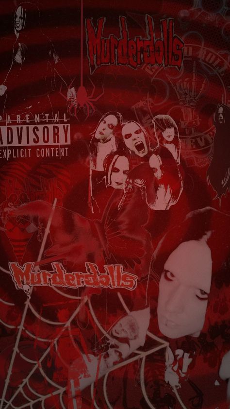 Murder Dolls for @ziggyplayedguitar28975 !! I love them, hope u like it❤ #murderdolls #red #joeyjordison #darkred #vibes Murderdolls Wallpaper, Horror Punk, Slipknot, Looking Up, Love Of My Life, First Love, I Love, Dolls, Band