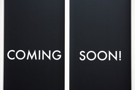 coming soon notice in the shop window Coming Soon Window Display, Shop Window, Window Display, Coming Soon, Cafe