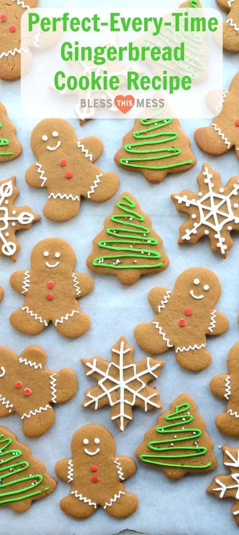 Soft Recipes, Gingerbread Cookies Recipe, Spiced Cookies, Easy Gingerbread Cookies, Best Gingerbread Cookies, Cookie Gingerbread, Soft Cookie Recipe, Gingerbread Cookies Decorated, The Perfect Cookie