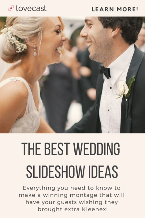 Wedding Slideshow Ideas Receptions, Wedding Photo Slideshow Ideas, Slideshow At Wedding, Rehearsal Dinner Video Ideas, Wedding Montage Video Ideas, Wedding Slide Show Ideas, Rehearsal Dinner Slideshow Ideas, Rehearsal Dinner Slideshow, Wedding Slideshow Ideas