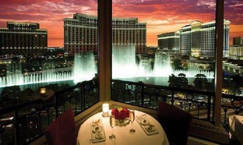 8. Eiffel Tower Restaurant - Las Vegas, NV Eiffel Tower Dinner, Eiffel Tower Restaurant, Sahara Las Vegas, Vegas Restaurants, Paris Las Vegas, Las Vegas Restaurants, Las Vegas Resorts, Wynn Las Vegas, Romantic Restaurant