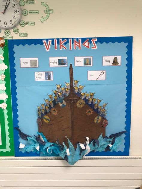 Ks2 Display, Vikings For Kids, Primary Classroom Displays, Viking Tent, Reading Pictures, Class Displays, School Displays, Elementary Art Projects, Viking Art