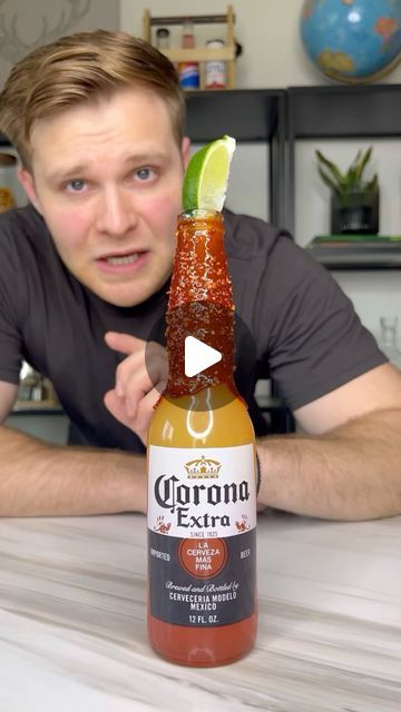 734K views · 43K likes | Timthetank on Instagram: "Chamoy Dipped Tequila Sunrise!
.
.
.
#chamoy #beer #tequila #corona" Tequila Sunrise Coronas, Tequila Sunrise Recipe Corona, Corona Beer Cocktails, Chamoy Drinks, Beer Mixed Drinks, Tequila Sunrise Recipe, Modelo Beer, Tequila Recipe, Mexican Drinks