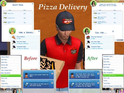 Sims 4 Jobs, Sims 4 Blog, Food Delivery Service, Sims Baby, Sims 4 Traits, Sims 4 Cas Mods, Sims 4 Cc Kids Clothing, Sims Packs, The Sims 4 Pc