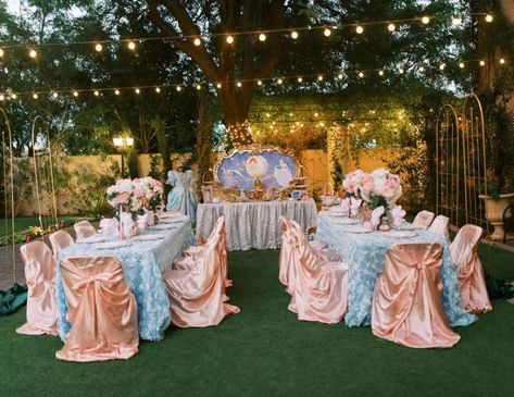 Cinderella's Enchanted Garden Birthday Party - Cinderella #birthday Enchanted Garden Birthday Party, Enchanted Garden Birthday, Cinderella Birthday Party Ideas, Quincenera Dresses, Garden Birthday Party, Newly Pregnant, Cinderella Birthday Party, Quinceñera Dresses, Cinderella Party