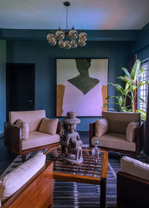 Afrocentric Decor, African Interior Design, African Interior, Kehinde Wiley, Living Room Den, American Interior, Austin Homes, American Decor, African Decor