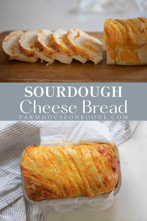 Sourdough Cheese Bread, Bread Twists, Easy Sourdough Bread Recipe, Farmhouse On Boone, Recipe Using Sourdough Starter, Sourdough Bread Sandwiches, Sourdough Starter Discard Recipe, Sourdough Sandwich, Tasty Bread Recipe