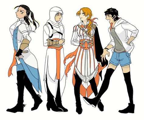 Genderbend Characters, Assassin's Cree, Kenway Family, Assasing Creed, Assassins Creed Funny, Western Anime, Assassins Creed Ii, Creed 3, All Assassin's Creed