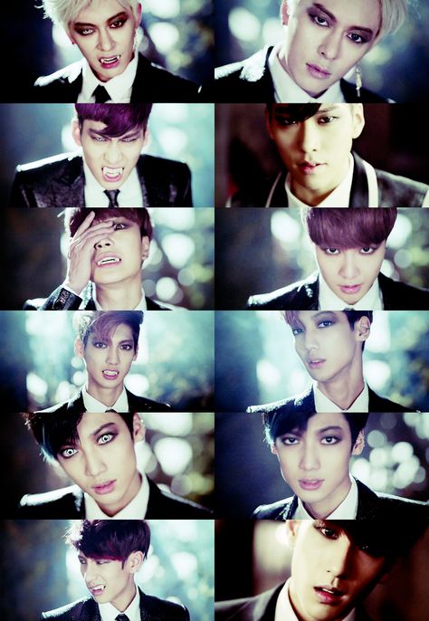 so much better than Edward Cullen ♥♥ #kpop #boyfriend #teaser MV #comeback #witch #vampires Boyfriend Group, Vampire Male, Jo Youngmin, Boyfriend Band, Vampire Freaks, Vampire Boyfriend, Zion T, Misheard Lyrics, Boyfriend Kpop