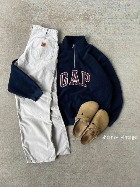 Quarterzip Outfits, Trendy Boy Outfits, Streetwear Fits, Mens Casual Dress Outfits, Men Stylish Dress, Street Fashion Men Streetwear, Guys Clothing Styles, Mens Outfit Inspiration, Mode Casual