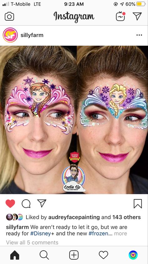 Elsa Face Paint, Elsa Face, Frozen Elsa And Anna, Anna Elsa, Elsa Anna, Frozen Elsa, Elsa Frozen, Disney Frozen, Face Paint