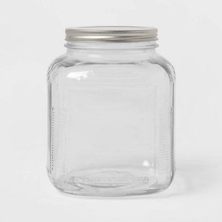 Kitchen Storage & Organization : Target Glass Jar Reference, Grateful Jar, Homesteading Kitchen, Target Threshold, Daisy Cottage, Kitchen Pans, Pantry Essentials, Ur Mom, Glass Jars With Lids