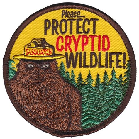 Indrid Cold, National Park Patches, Billy Kid, Smokey The Bear, Smokey The Bears, The Adventure Zone, Bigfoot Sasquatch, Cool Patches, Roller Derby