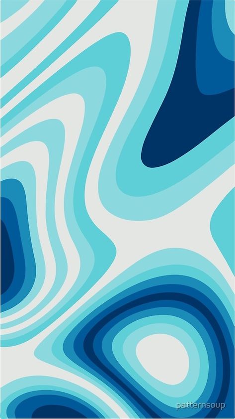 Blue Wavy Background, Wallpaper Hippie, Image Bleu, Liquid Pattern, Abstract Liquid, Wallpaper Summer, Wallpaper Themes, Posca Art, Simple Iphone Wallpaper