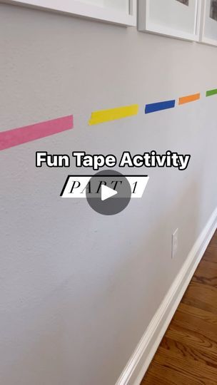 274K views · 6.3K reactions | Tape Activities: Part 1 

We’ve done this series before and we are excited to do it again with our favorite colored tape activities! We even have a few brand new ideas coming your way! 

Today’s idea is a colored tape scavenger hunt. See my previous reel for the info on the tape we use if you want to get the same tape- it’s the best and can be used so many ways! 

Follow along for part 2! 
➡️ @stayathomeactivitymom | Brittany Bacharach | thehartesisters · Original audio Toddler Tape Activity, Grandchildren Activities, Grandma Ideas, Child Activities, Floor Tape, Indoor Activities For Toddlers, Early Literacy Activities, Colored Tape, Baby Play Activities