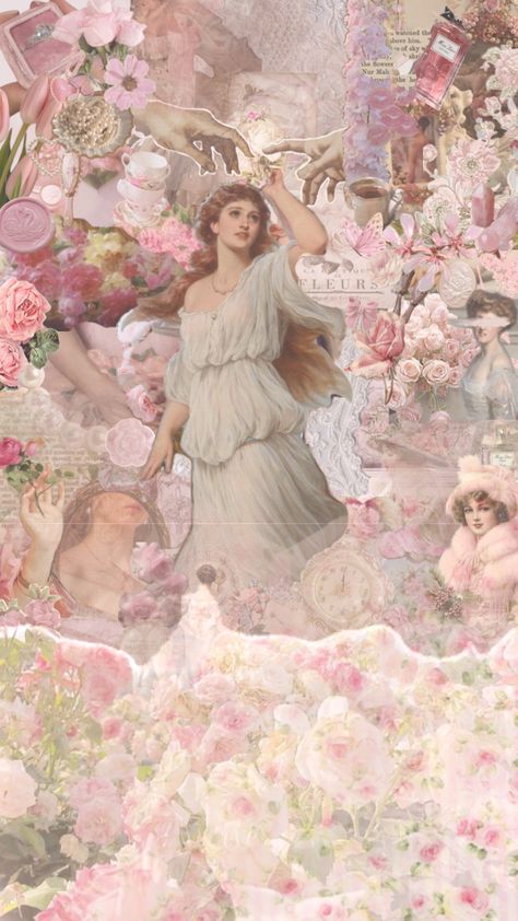 Some cutouts inspired by @DonaldEmoDuck !! #vintage #vintageaesthetic #pinkaesthetic #coquette #coquetteaesthetic Collage Iphone Wallpaper, Pink Vintage Aesthetic, Coquette Women, Women Cottagecore, Ancient Roman Art, Pink Collage, Pretty Wallpaper Ipad, Aphrodite Goddess, Disney Fine Art