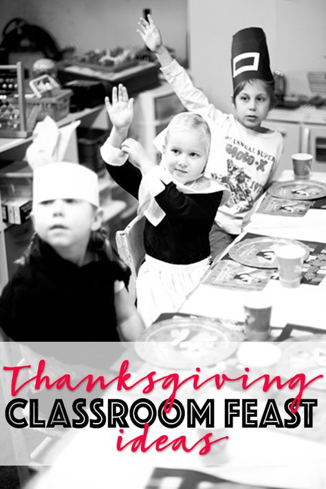 Thanksgiving Feast Ideas, Homeschool Thanksgiving, Preschool Food, Feast Ideas, History Homeschool, Pilgrims And Indians, The First Thanksgiving, Pink Peppermint, Thanksgiving Classroom