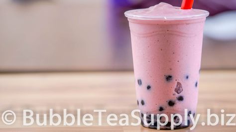 Boba Tapioca Pearls Recipe, Boba Recipes Tapioca Pearls Strawberry, How To Make Boba Pearls Without Tapioca, Ice Boba, Unique Beverages, Home Made Boba Tapioca Pearls, Boba No Tapioca Starch, Boba Smoothie, Bubble Tea Flavors