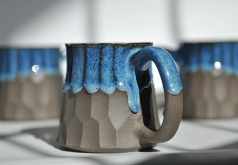 Ceramic Turtle, Clay Glaze, Unique Mugs, Water Drip, Glazed Pottery, Ceramics Ideas, Mug Handmade, Coffee Lover Gift, Glaze Ceramics