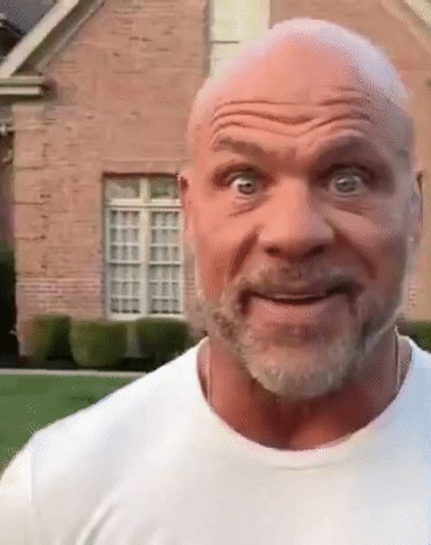 Grossed Out Reaction Pic, Blank Stare Reaction Pic, Shock Meme, Bald Guy, Disgusted Face, Haha Photos, Kurt Angle, Laugh Meme, Chief Keef