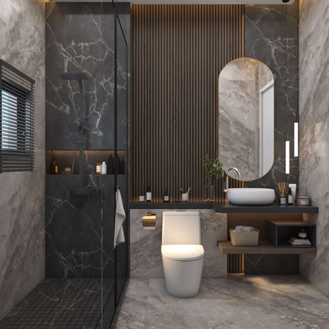 Luxury Toilet Design, Toilet Design Modern, Toilet And Bathroom Design, Luxury Toilet, Bathroom Interior Design Modern, Modern Luxury Bathroom, Washroom Decor, Bathroom Decor Luxury, Washroom Design