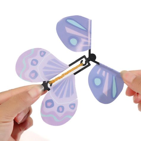 It may seem like magic, but this Colorful Wind-up Butterfly is pure science unlike anything you’ve seen! https://www.geekslop.com/product/colorful-wind-up-butterfly-magic-flying-rubber-band-powered-wind-up-butterfly-best-seller Cardboard Crafts, Rubber Bands, White Out Tape, Baby Showers, Geek Stuff, Pure Products