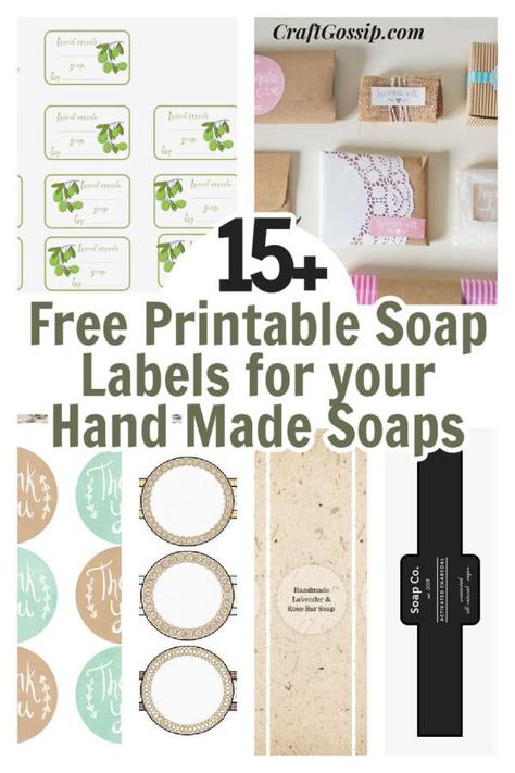 Diy Soap Labels, Soap Label Design, Soap Packaging Diy, Handmade Soap Packaging, Soap Labels Template, Labels Printables Free Templates, Canning Jar Labels, Free Label Templates, Savon Diy