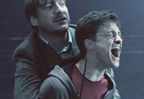 The director of Harry Potter and the Order of the Phoenix said he decided to keep this scene with just music because Daniel Radcliffe's scream was so agonizing. Harry Potter Order, Harry Potter Wall, Twilight Funny, Images Harry Potter, Hogwarts Aesthetic, Harry Potter Film, Remus Lupin, Harry Potter Aesthetic, Young Thug