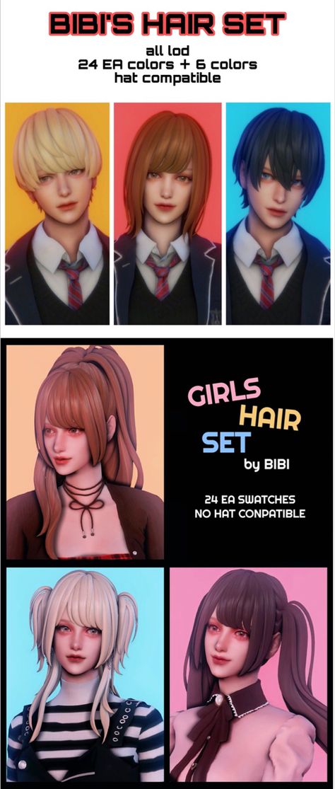 Enstars Sims 4 Cc, Fyodor Sims 4 Cc, Sims 4 Bjd Cc, Sims 4 Hair Covering Eyes, Sims 4 Twintails, Sims 4 Face Cc Presets, Sims 4 Anime Mods, Sims 4 Short Wavy Hair, Sims 4 Hime Cut Cc