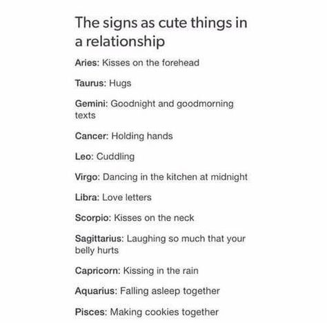 The signs as cute things in a relationship #Zodiac Zodiac Relationships, Zodiac Signs Leo, Zodiac Sign Traits, Zodiac Society, Zodiac Posts, Zodiac Signs Gemini, Zodiac Signs Horoscope, Zodiac Signs Funny, Zodiac Memes