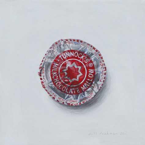 Tunnock's Tea Cake Tunnocks Tea Cakes Art, Joel Penkman, Tunnocks Tea Cakes, Graham Cake, British Cake, Sarah Graham, Gcse Textiles, School Organisation, Food Project