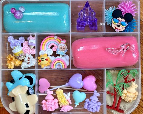 Summer Vacation Theme Park Sensory Kit | Travel Playdough Kit, Gift for Toddlers/Kids, Children's Busy Box, Magic Castle Sensory Kit Summer Vacation Theme, Playdough Kit, Playdough Kits, Busy Boxes, Independent Play, Magic Castle, Homemade Playdough, Artfully Designed, Kinetic Sand