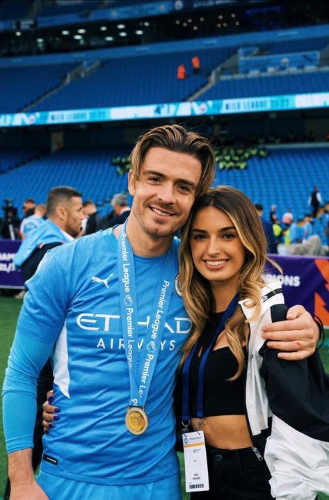 Premier League Winners, Soccer Couples, Footballers Wives, Football Wags, Team Goals, Manchester City Football Club, Boy Best Friend Pictures, Jack Grealish, Boy Best Friend