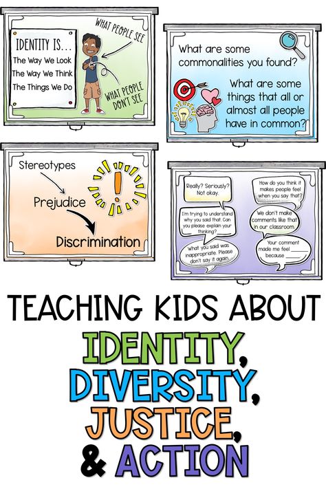 Identity Lessons Middle School, Celebrating Diversity In The Classroom, Social Justice Lesson Plans Elementary, Diversity And Inclusion Activities In The Workplace, Diversity Equity And Inclusion Games, School Counselor Lessons, Diversity Equity Inclusion Belonging, Diversity Activities, Group Counseling Activities