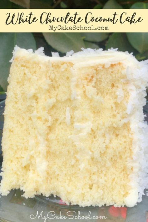 Recipe For Coconut Cake, Coconut Layer Cake, Chocolate Coconut Cake, White Chocolate Coconut, Peppermint Cake, Cranberry Cake, White Chocolate Cake, Coconut Cake Recipe, Coconut Desserts