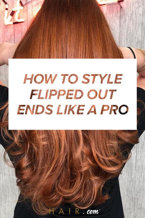 Wondering how to make hair flip out at the ends? We’re breaking down the best ways to achieve the look in 2019. Hair Flipped Out On Ends Tutorial, How To Make Your Ends Curl, How To Flip Out Ends Of Hair, Flip Ends Hairstyle Long Hair, Flipped Ends Hairstyles Tutorial, Flippy Layers Long Hair, How To Flick The Ends Of Your Hair, Flipped Hair Ends, Flipped Ends Hairstyles Long Hair