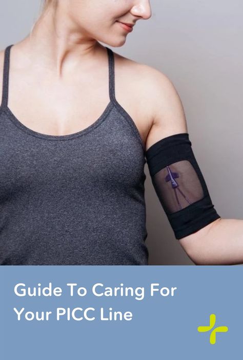 How to care for your PICC Line Picc Line Covers, Picc Line, Adaptive Clothing, Medical Professionals, Medical, Mesh, Fabric, How To Wear, Black