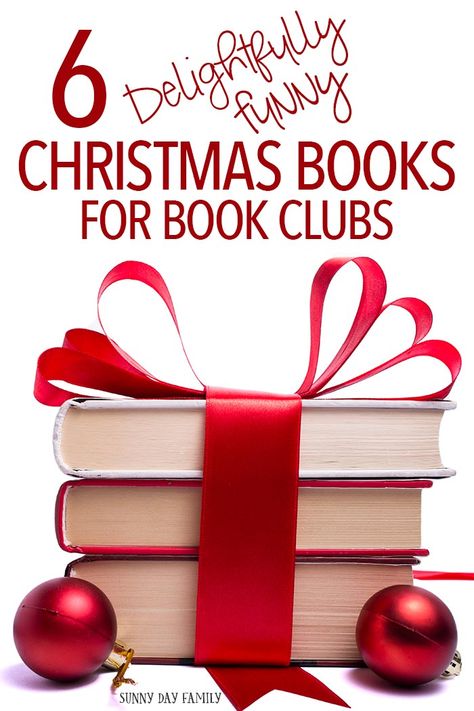 Looking for a laugh this holiday? Pick one of these light and funny Christmas books - perfect picks for your December book club meeting! Holiday Reading List, Christmas Romance Books, Book Club List, Best Christmas Books, Book Club Recommendations, Best Book Club Books, Book Club Reads, Christmas Reading, Book Club Meeting