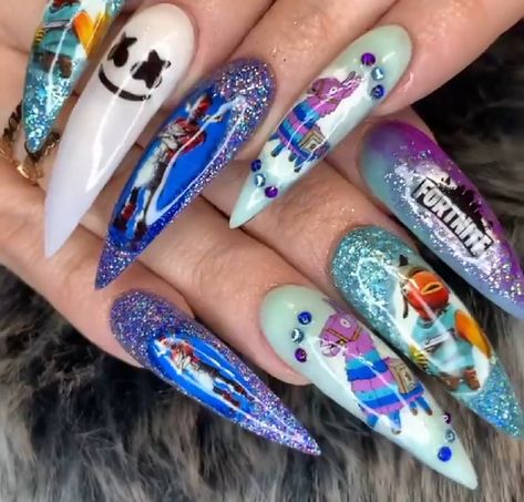 Fortnite Nails Designs, Fortnite Nails, Dope Nail Designs, Future Mom, Fall Nail, Fall Nail Designs, Dope Nails, Future Wedding, Follow For More