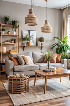 Livingrooms Design Ideas 2024 Modern, Warm Room Aesthetic, Boho Minimalist Living Room, Nordic Living Room Inspiration, Room Aesthetic Ideas, Vibrant Rugs, Living Room Design Inspiration, Living Room Decor Cozy, Home Design Living Room