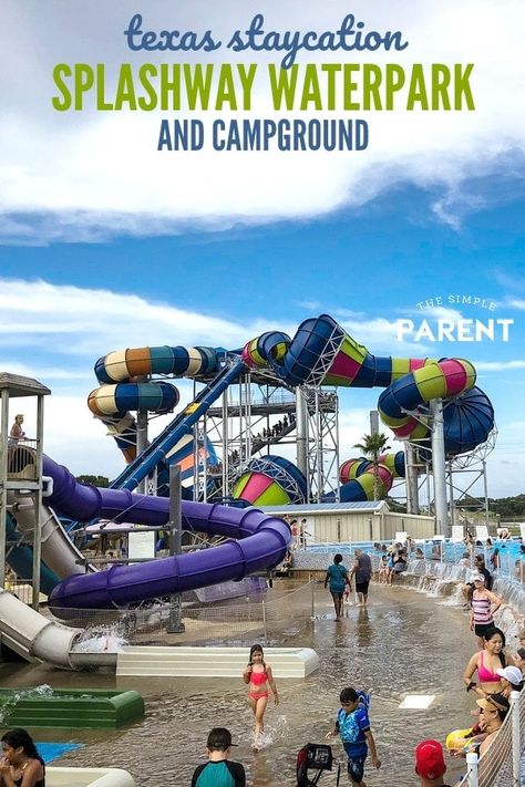 Splashway Waterpark, Texas Travel Weekend Getaways, Land Ideas, Reasons To Stay, Travel Texas, Happy Vacation, Wolf Lodge, Beach Cabana, Family Vacay