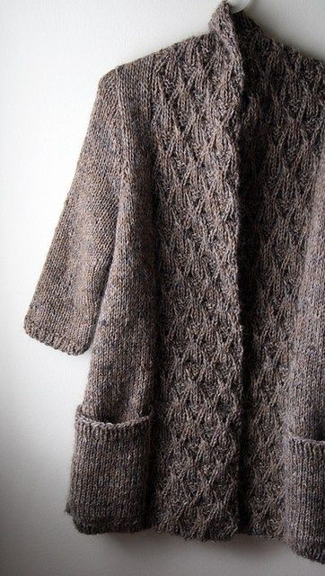 Knitting Projects Sweaters, Knitting Patterns Free Sweater, Knit Cardigan Pattern, How To Purl Knit, Beautiful Sweater, Beautiful Knitting, Cardigan Pattern, Sweater Knitting Patterns, Knit Or Crochet