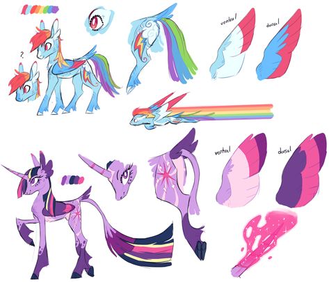 MLP Redesigns by 8xenon8 Mlp Base Mane 6, Mlp Main Six Redesign, Mlp Discord Redesign, Mlp Rainbow Dash Redesign, Mane Six Redesign, Mlp Oc Fanart, Mlp Redesigns Fluttershy, Mane 6 Redesign, Mlp Fluttershy Redesign