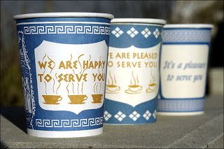 Jeremiah's Vanishing New York: NYC Cups Nyc Coffee Cup, Needlepoint Bag, Egg Cream, Nyc Coffee, Basic Necessities, Medical Animation, Wolfgang Puck, Chocolate Egg, White Coffee Cups