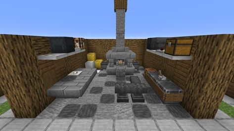 Minecraft Super Smelter, Minecraft Furnace Room, Minecraft Furnace, Furnace Room, Blast Furnace, Signature Ideas, Minecraft 1, Unusual Design, Minecraft