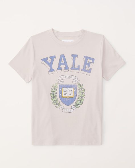 oversized yale university graphic tee | Abercrombie & Fitch (US) Barbie Graphic Tee, Barbie Graphic, Yale University, Girls Graphic Tee, Abercrombie Kids, Olivia Rodrigo, Kids Tops, Girl Top, Jersey Fabric